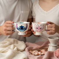 Stitch & Angel Cozy Hug Mug🩵🩷— Limited Edition ✨