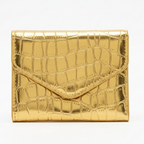 Givana leather wallet with magnetic closure, compact wallet design featuring multiple card slots and a sleek finish.