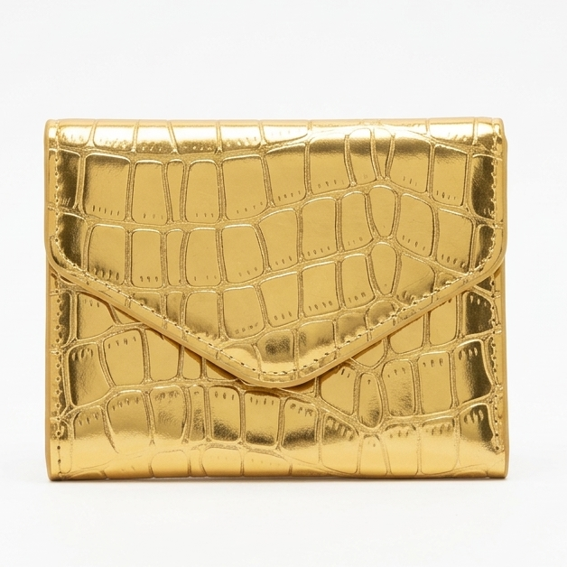 Givana leather wallet with magnetic closure, compact wallet design featuring multiple card slots and a sleek finish.