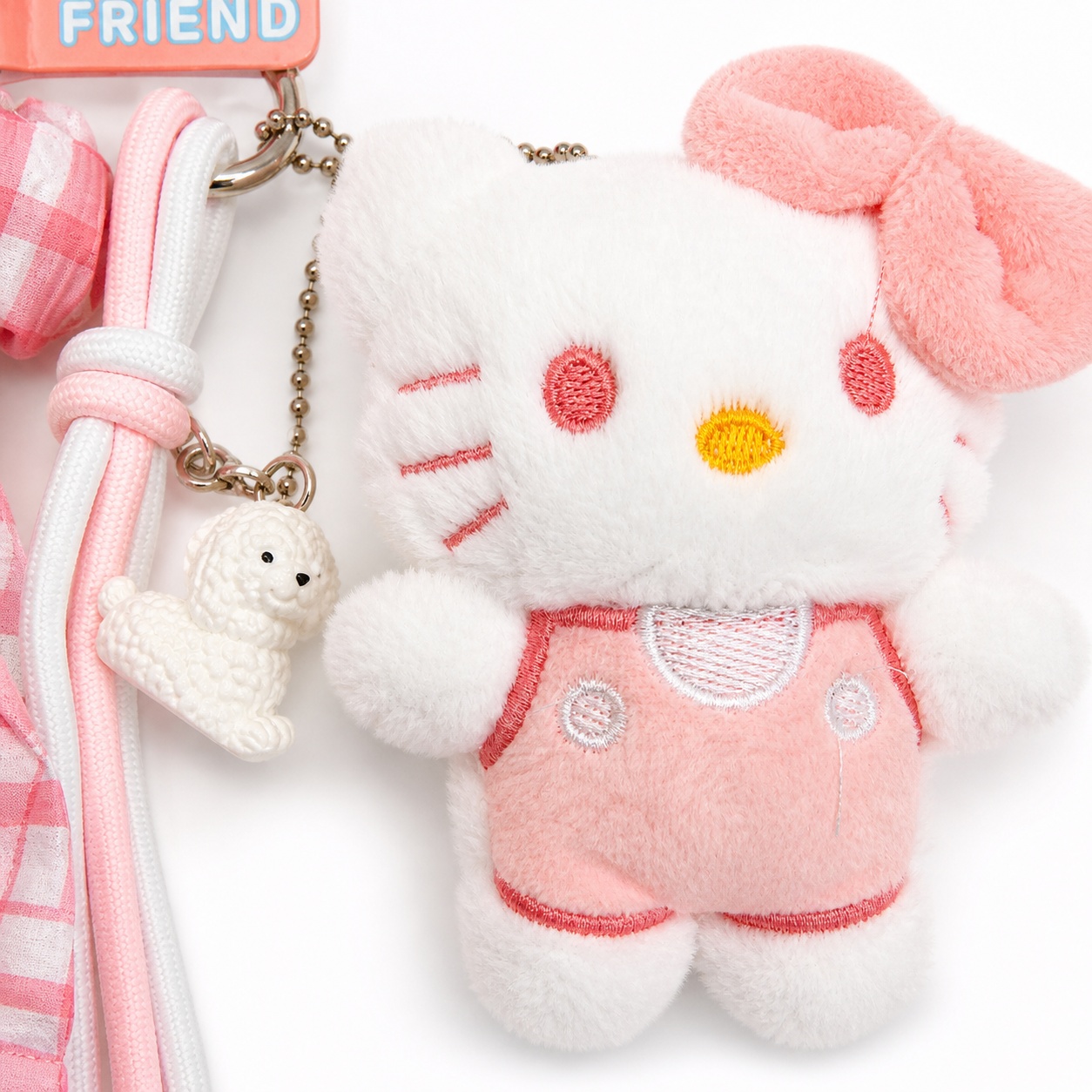 Hello Kitty Coquette Charm Keychain 🌷