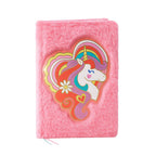 A5 notebook with a textured fur cover, featuring the 2BE brand logo on the front.