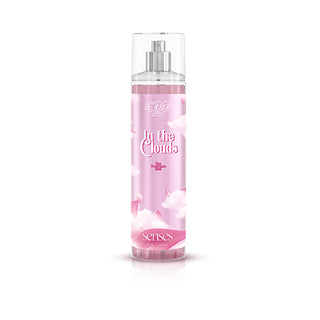 Givana Eva Skin Care Senses In The Clouds 240ml bottle with a sleek, minimalist design and soft, cloud-inspired imagery.