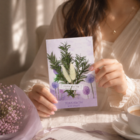 Lilac Floral Greeting Card🌿
