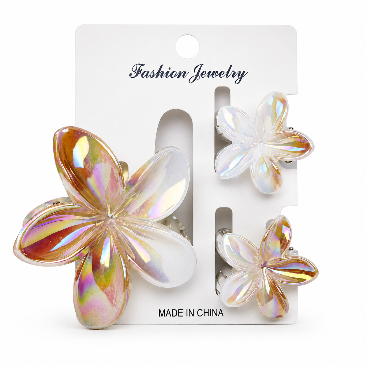 Aurora Flower Claw Clip – Available in Different Colors ✨🌸