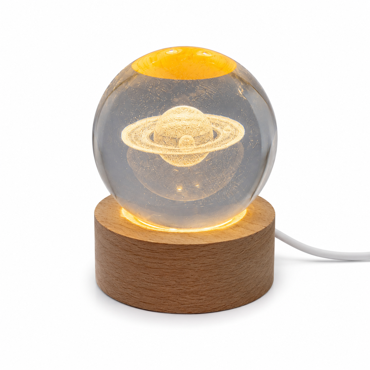 Celestial Orbit Glow – Crystal Lamp (Large Size) 🌙✨