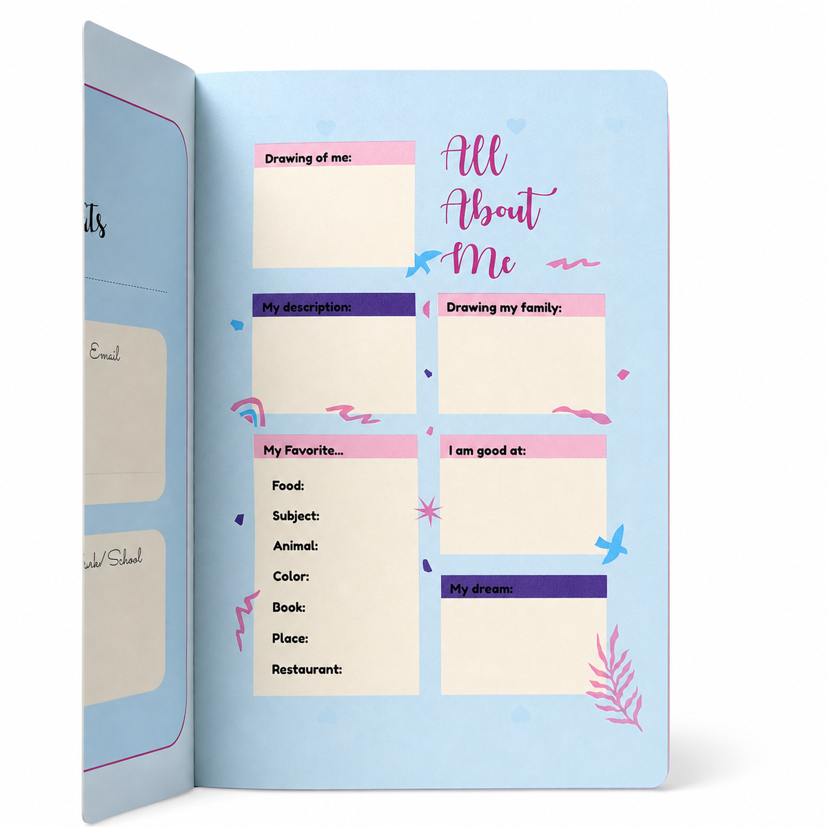 Galaxy Hardcover Notebook 💜✨