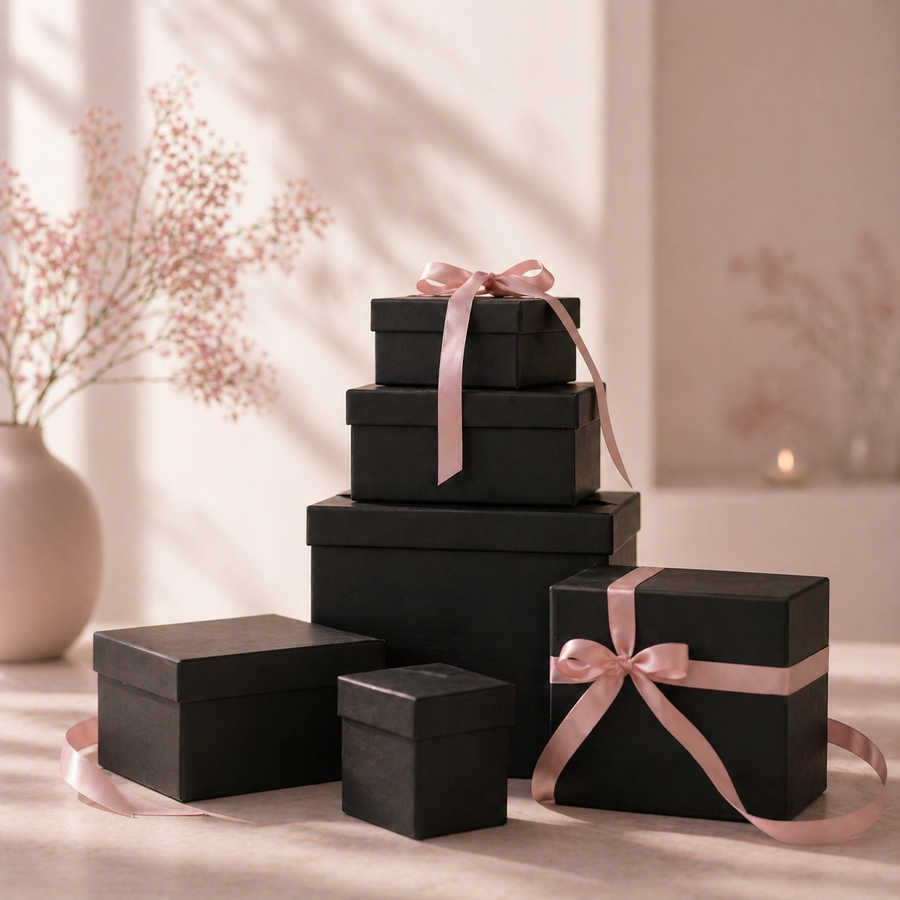 Black Gift Box & fillers