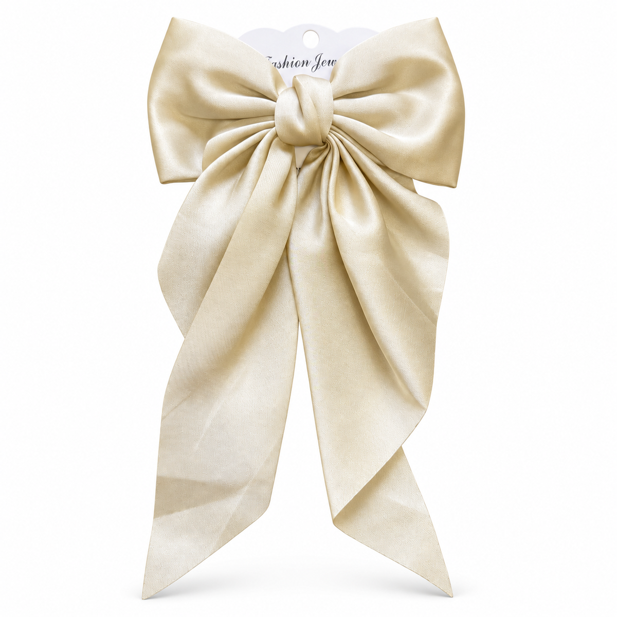 Oversized Satin Bow Hair Clip