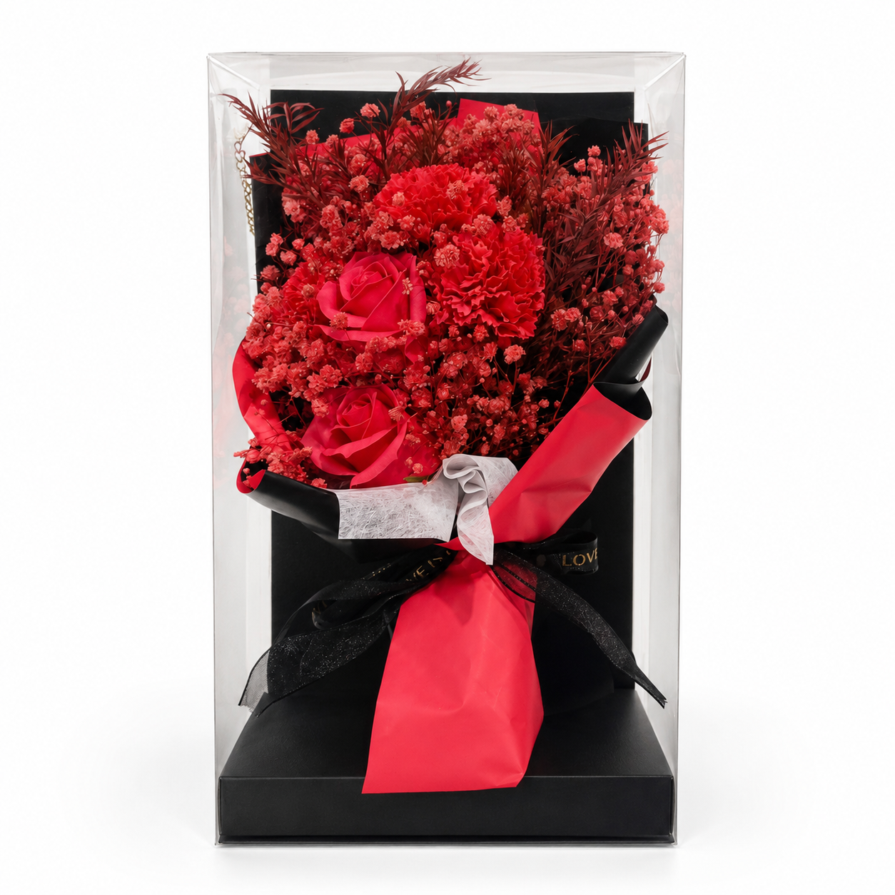 Midnight Red Luxury Bloom Box🌹🖤