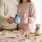 Stitch & Angel Couples Mugs – Luxury Edition – Disney Original 🩵🩷✨