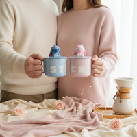 Stitch & Angel Couples Mugs – Luxury Edition – Disney Original 🩵🩷✨
