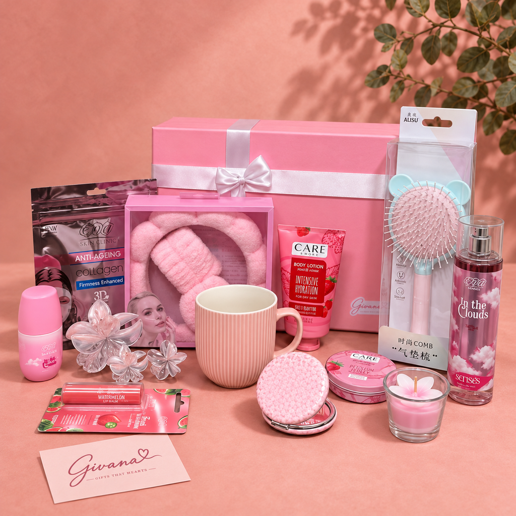 Me Time | Pink Bliss Gift Box – 12 Gifts Inside