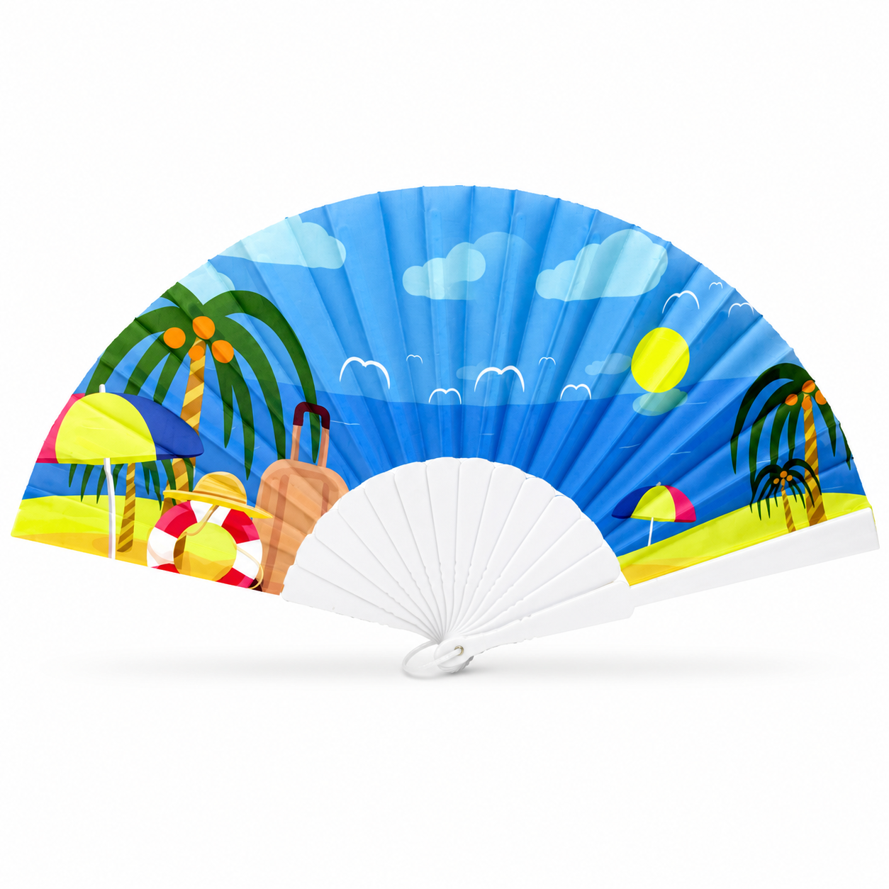 Aesthetic Folding Hand Fan – Available in Different Designs ✨🩷