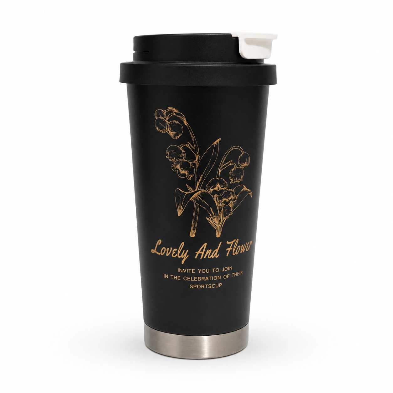 Luxe Floral Thermal Mug — Available in 3 Colors ✨