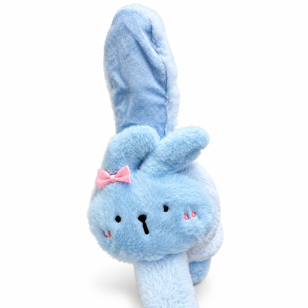 Bunny Moving Ears Plush Earmuffs – 4 Colors