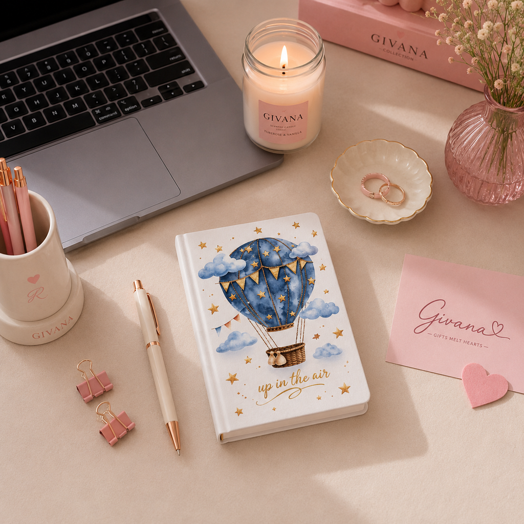 Hot Air Balloon Notebook Collection (A6) | Available in Multiple Designs ✨🎈