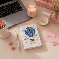 مجموعة دفاتر منطاد الهواء الساخن (A6) | متوفرة بتصاميم متعددة ✨🎈