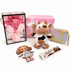 Cow & pink flower 5 Gifts Eid Al-Adha Box 💕🌷