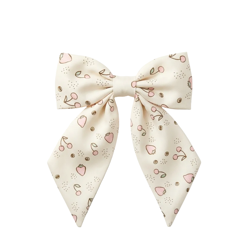 Givana patterned elastic hair tie with colorful fabric-covered ribbon for secure, stylish hair styling.