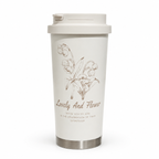 Luxe Floral Thermal Mug — Available in 3 Colors ✨