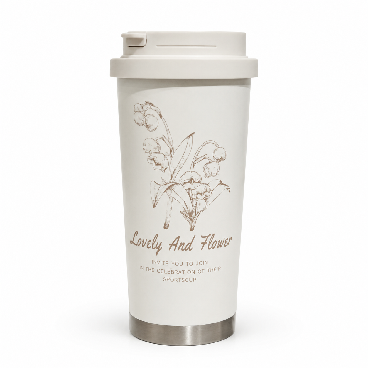 Luxe Floral Thermal Mug — Available in 3 Colors ✨