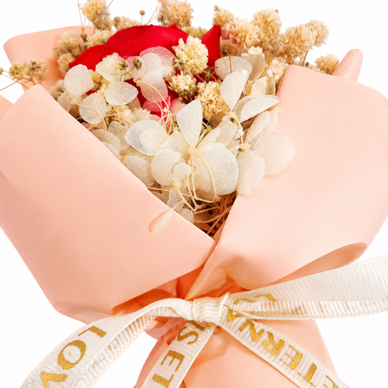 Mini Peach Red Luxury Bloom Box🌹