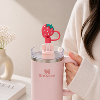 Berry Cute Straw Topper – Stanley Mug Accessory- Sweet Edition 🍓✨