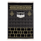 Givana luxury prayer mat featuring intricate patterns and soft fabric, ideal for daily prayers and meditation.