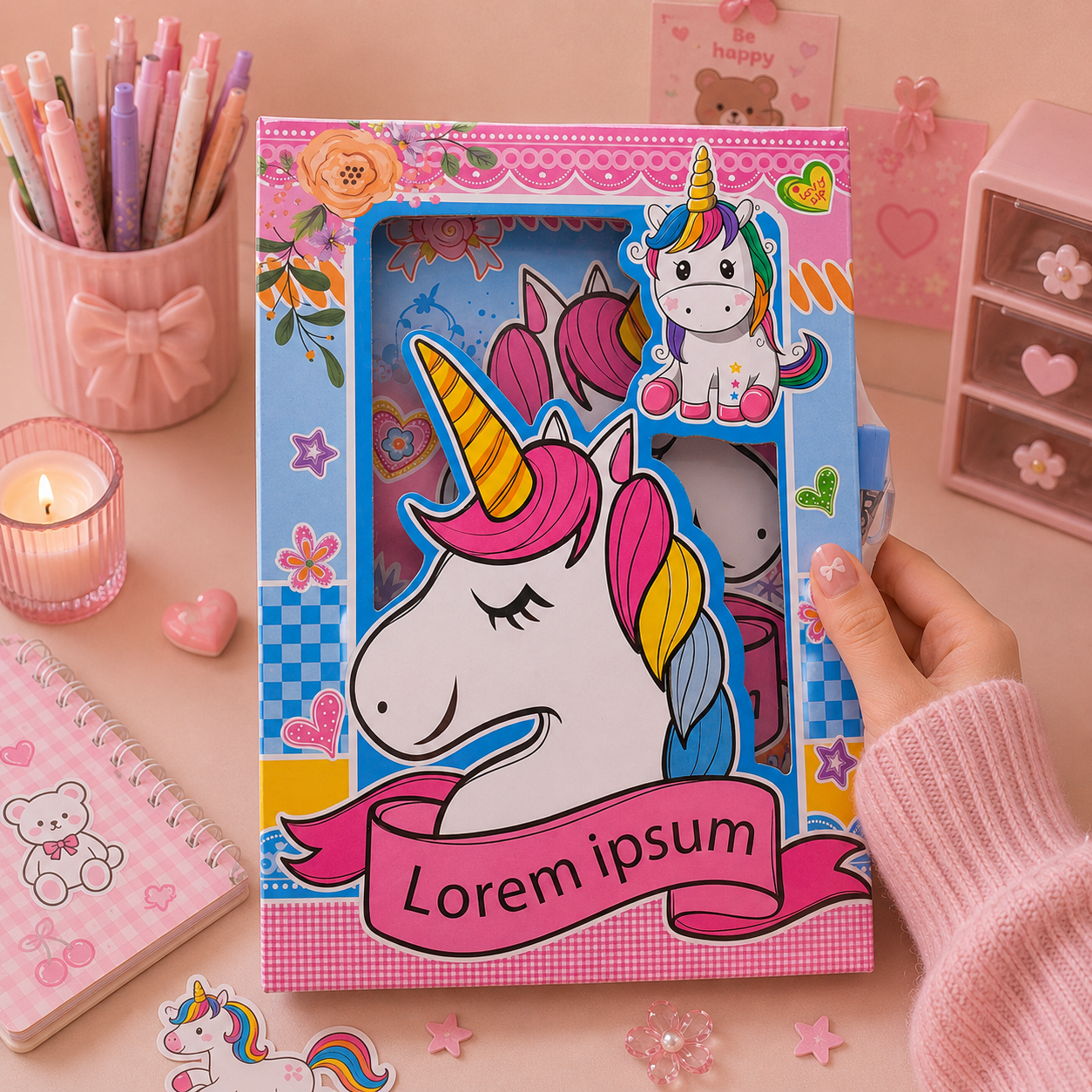 Unicorn Secret Diary with Lock