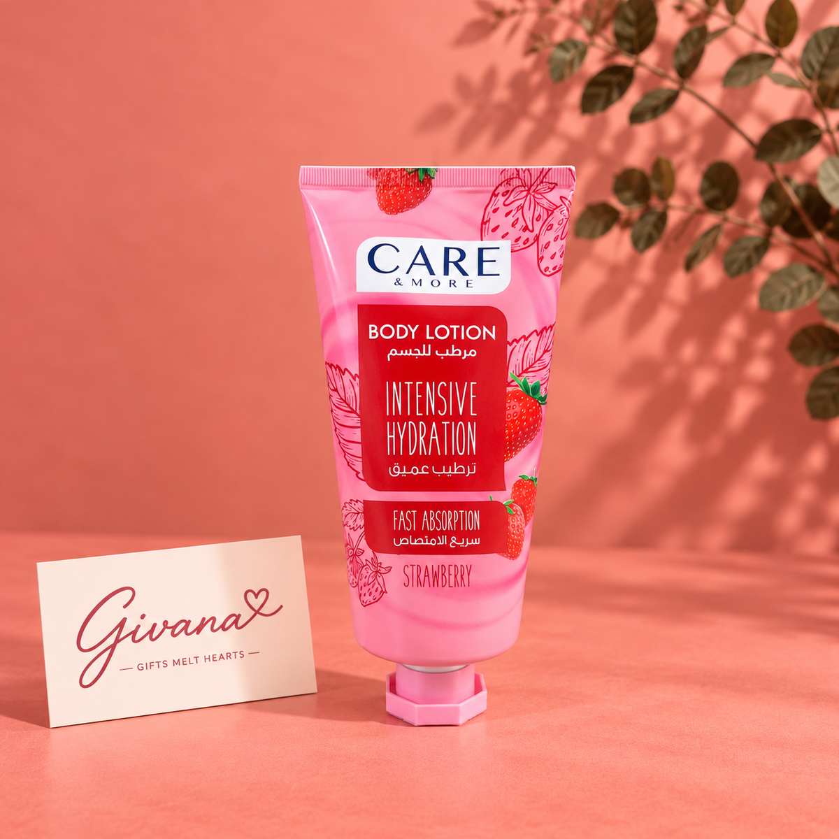 Care & More Strawberry Body Lotion – Intensive Hydration