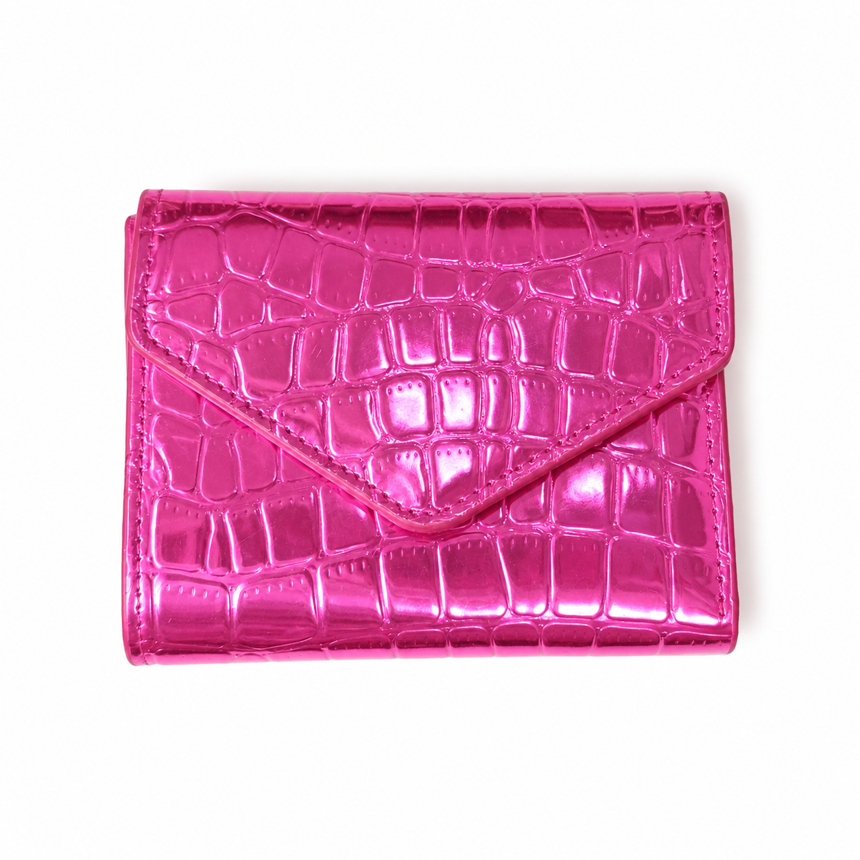 SHEIN Croco Chic Magnetic Wallet 🌷—✨Available in 6 Colors✨