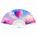 Aesthetic Folding Hand Fan – Available in Different Designs ✨🩷