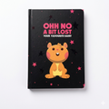 A5 Givana OHH NO Notebook with a colorful, playful cover design and spiral binding, ideal for note-taking and journaling.