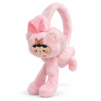 Givana cute character earmuffs with colorful, plush design featuring adorable character faces for warmth and style.