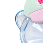 Cute Bear Strawberry Tumbler with Straw