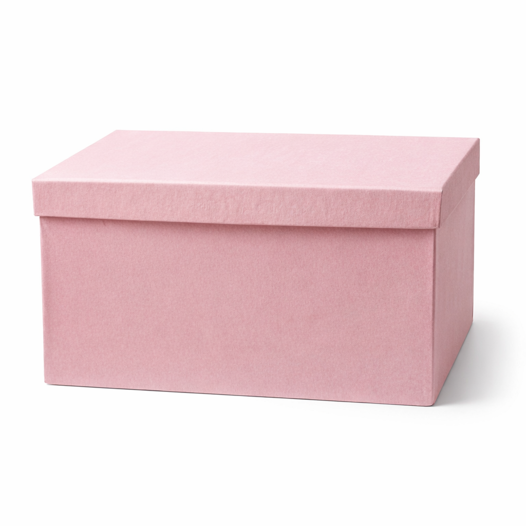 Pink Givana gift box with decorative fillers, perfect for gifting occasions, featuring a stylish and vibrant presentation.