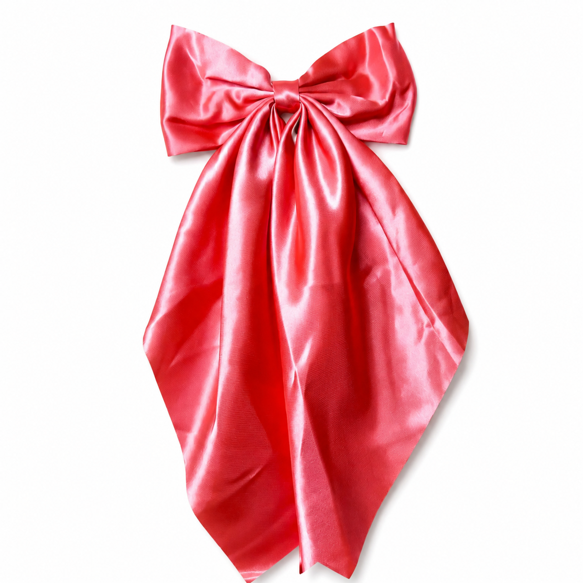 Long Satin Bow Hair Clip 🎀✨