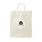 Minimalist Givana paper gift bag featuring clean white design and simple handles, perfect for elegant gift wrapping.