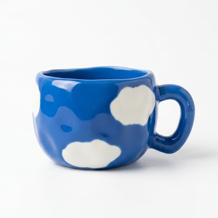Givana SHEIN Cloud Mug with soft, cloud-shaped design in pastel colors, ideal for cozy coffee or tea moments.