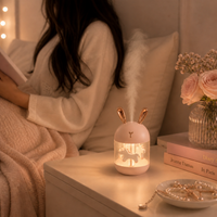Bunny Dream Carousel Diffuser –  Aroma Lamp 🎠✨