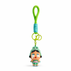 Givana Cry Baby character keychain featuring a colorful, detailed plush figure with expressive facial features and keyring attachment.