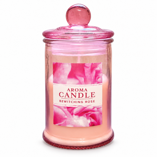 Bewitching Rose Aroma Candle – Available in 2 Sizes