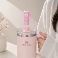 Cute Cloud Straw Topper – Stanley Mug Accessory - Pastel Edition 🩷✨