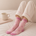 Pink Bow Cozy Socks 🎀