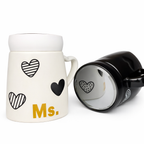 Givana Mr & Mrs couple mugs set featuring elegant designs and matching styles for shared moments.