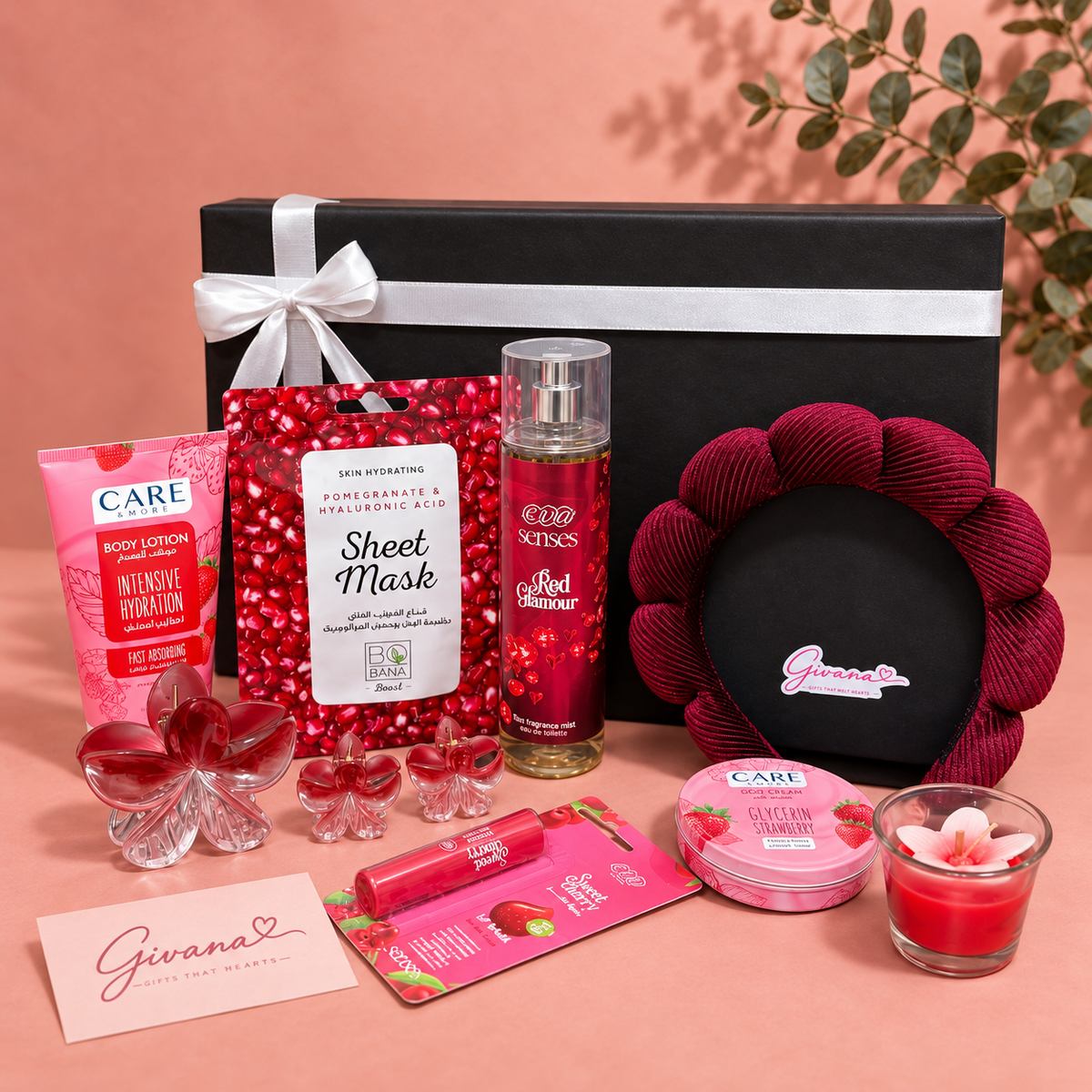 Me Time | Red Velvet Gift Box – 8 Gifts Inside