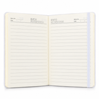 A5 Premium Leather Rubber Notebook – 80 Sheets | Available in 2 Colors
