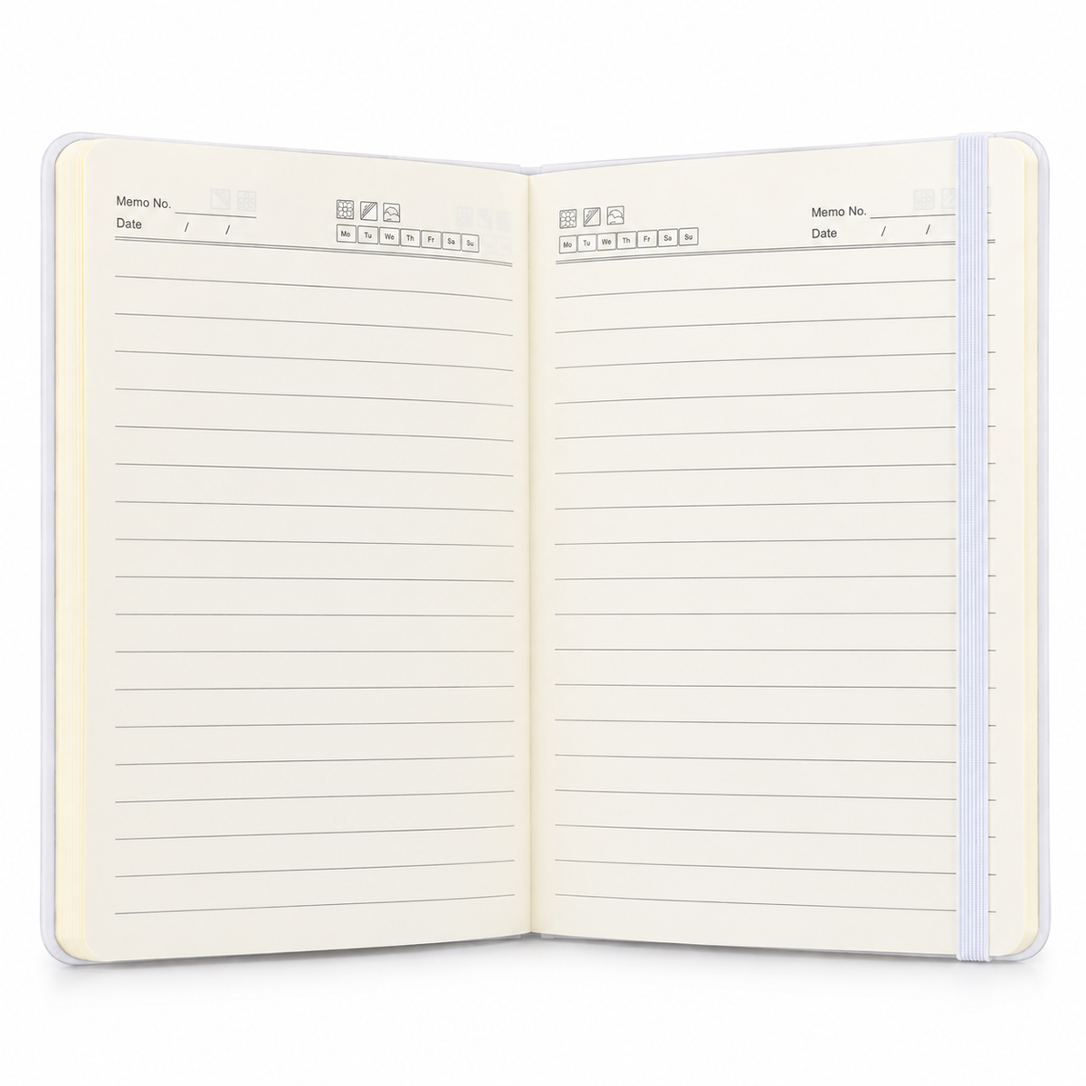 A5 Premium Leather Rubber Notebook – 80 Sheets | Available in 2 Colors