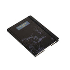Seasons notebook A5 by 2BE with a colorful cover featuring seasonal illustrations, open to show lined pages inside.