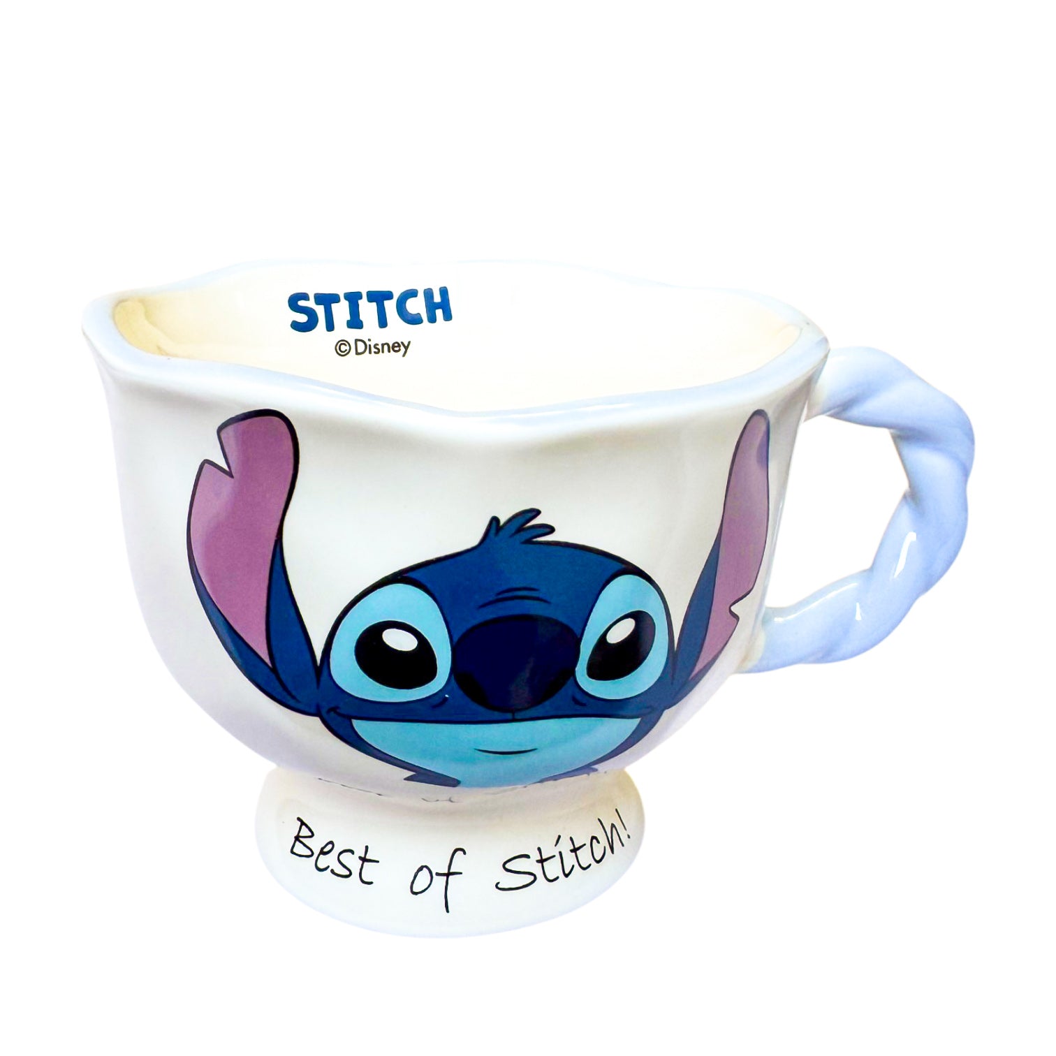 Disney Stitch and Angel 3D mug set by Givana featuring detailed character designs for couples' coffee mugs.